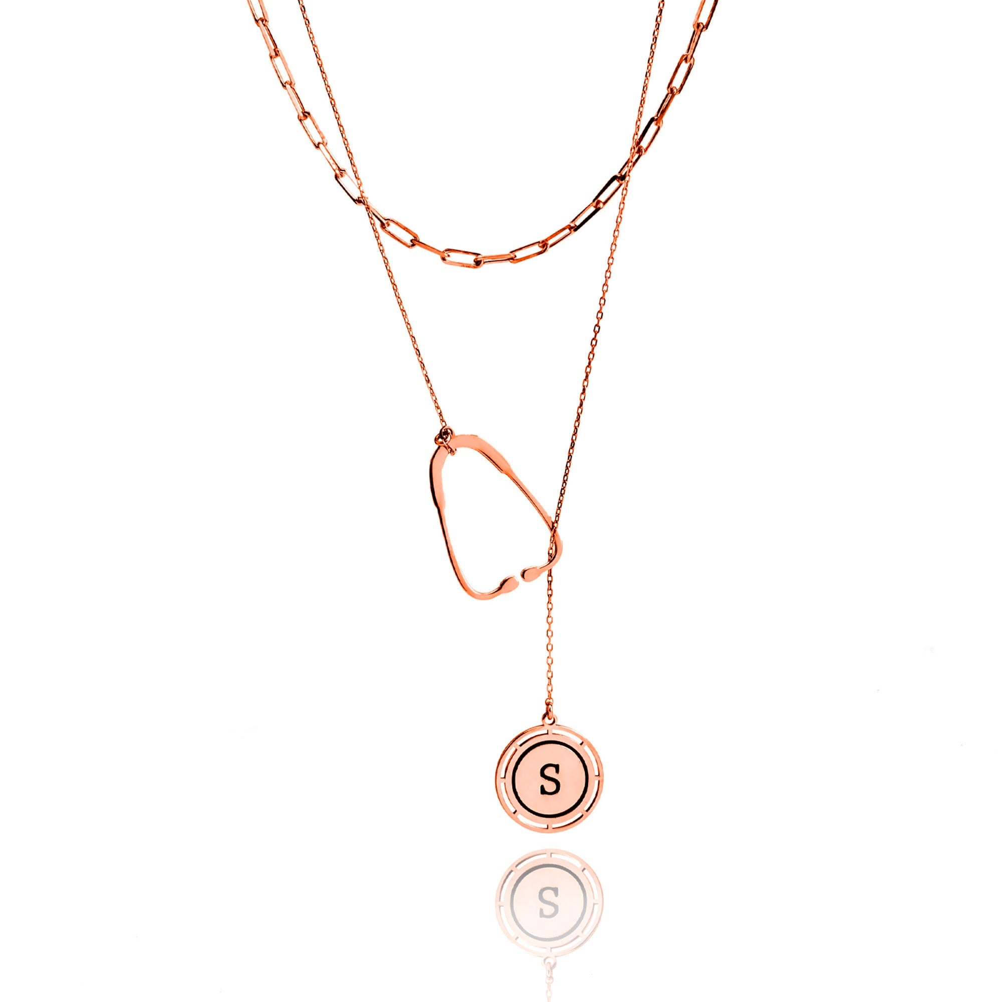 Stethoscope Necklace - Elegant Design Celebrating Healthcare Heroes